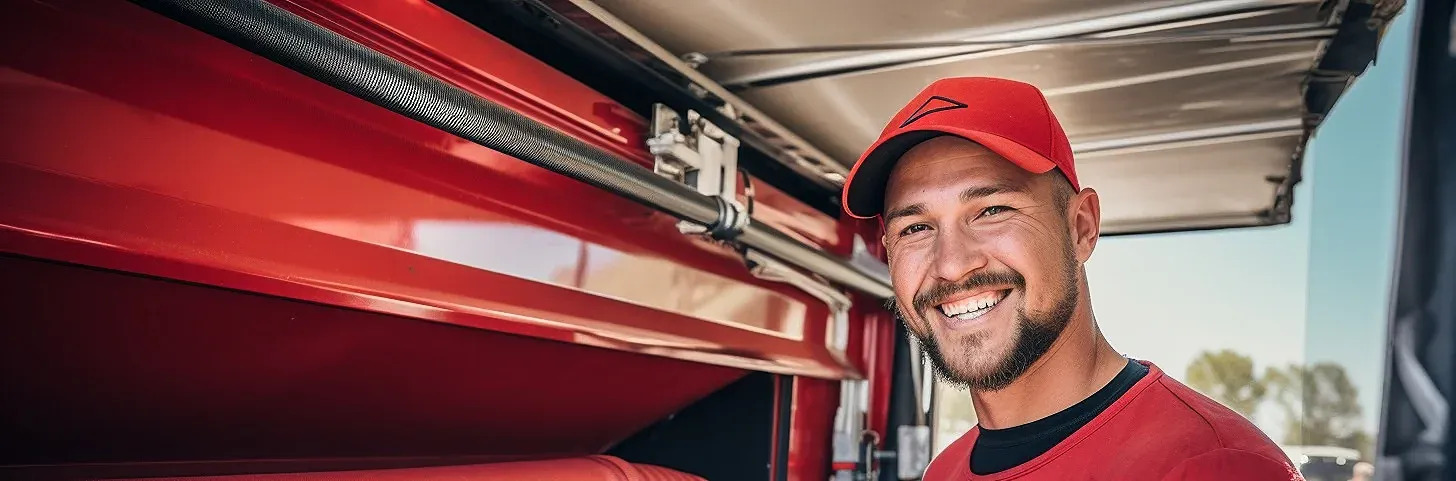 Air duct cleaning professional